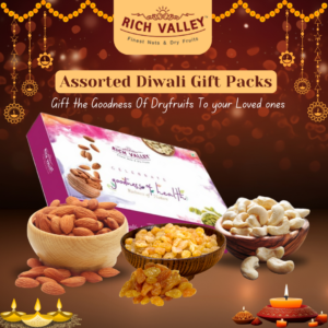 All Season Gift Box | Dry Fruits Gift Box- 750 Gm (Almonds- 250 gm, Cashews- 250 gm, Raisins- 250 gm)